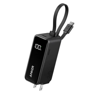 Anker Power Bank (30W, Fusion, Built-In USB-C ケーブル)