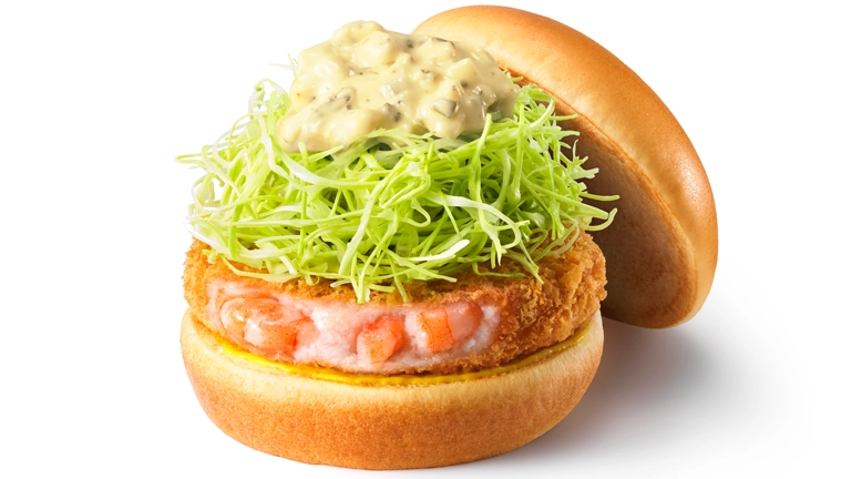 海老カツバーガー