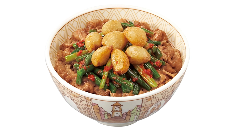 ダブルニンニク牛丼