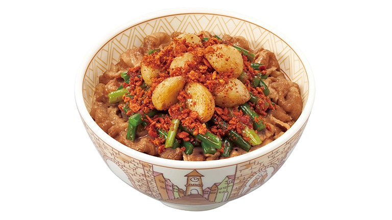トリプルニンニク牛丼