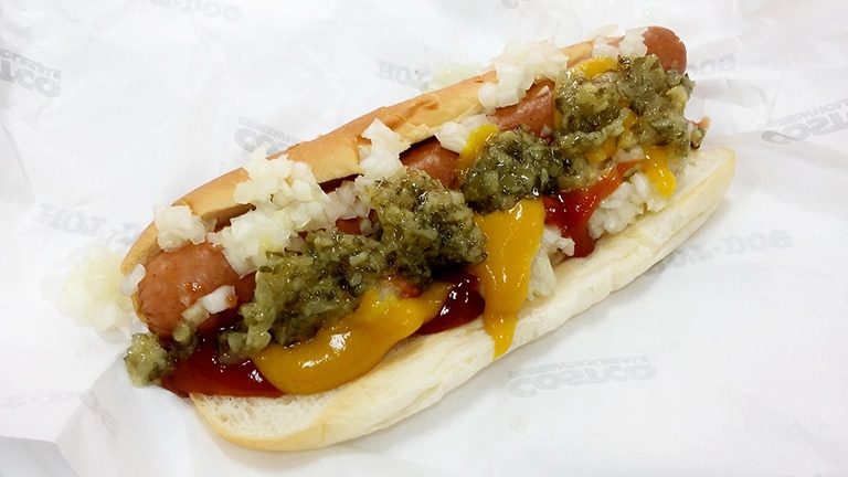コストコのホットドッグ