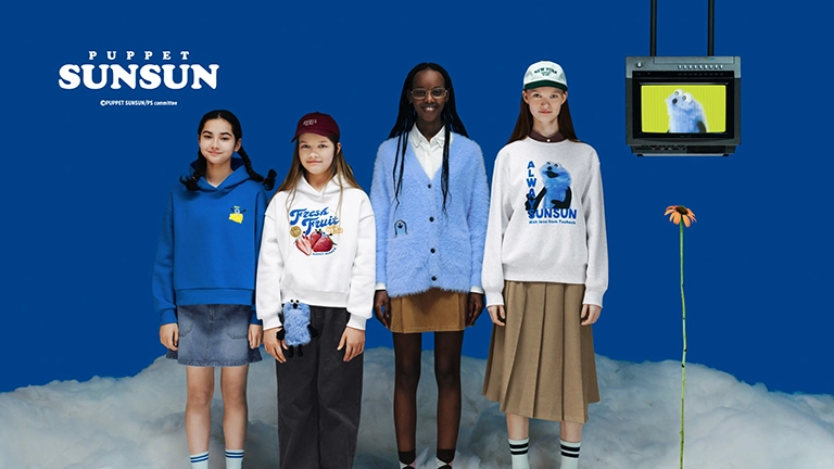 ジーユーとパペットスンスンの初コラボ