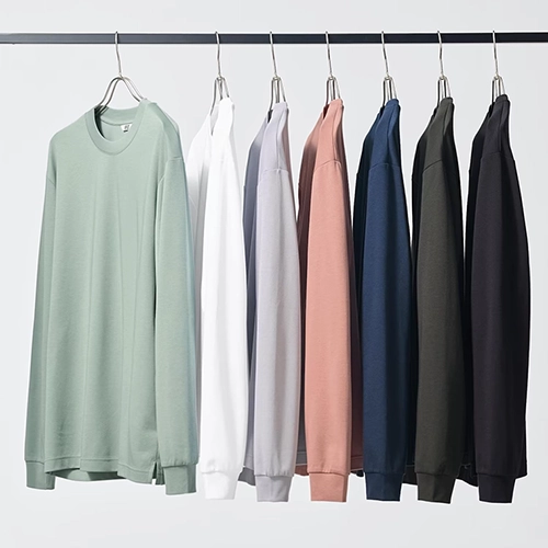 エアリズムコットンクルーネックTシャツ