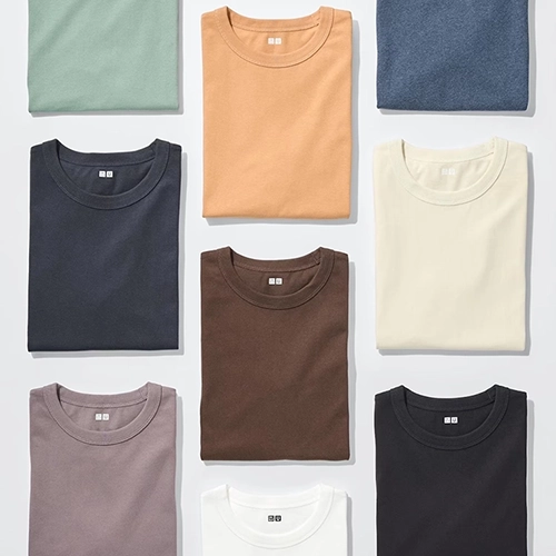 クルーネックTシャツ