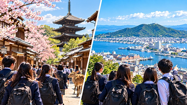 京都・奈良から函館へ