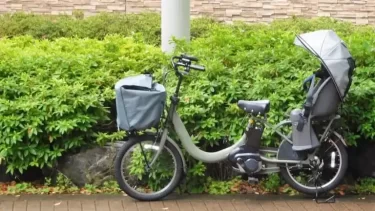 【雨の日に安心！】電動自転車チャイルドシートカバー