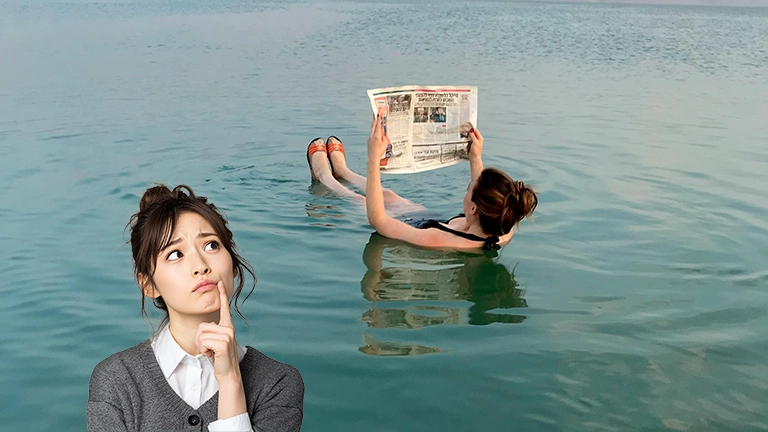 塩分濃度10倍！？人がぷかぷか浮かぶ『死海』その驚愕な神秘のワケとは…？