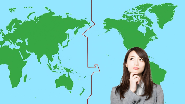 なぜ日付変更線は真っ直ぐじゃないの？クネクネしている深〜い理由とは？