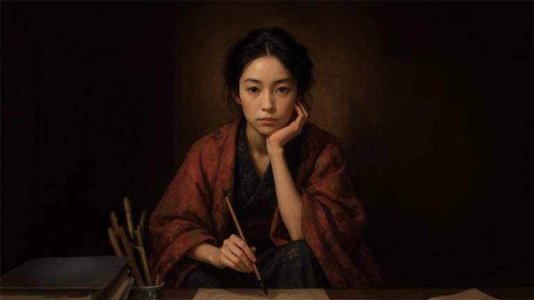 葛飾応為
