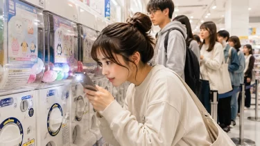 ガシャポン、ライト透かし論争にSNSで賛否「照らしたあと引くのやめて回ってくるこっちも嫌」「ガシャの意味無いやん」